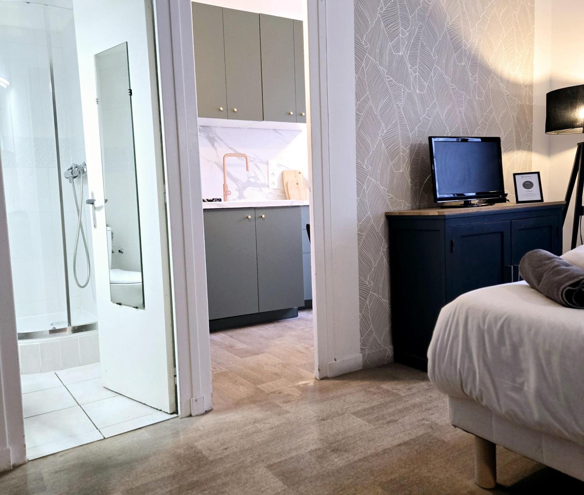 SEJOURAIXLESBAINS - Appartements Confidence hyper centre calme Aix-les-Bains Chambre photo