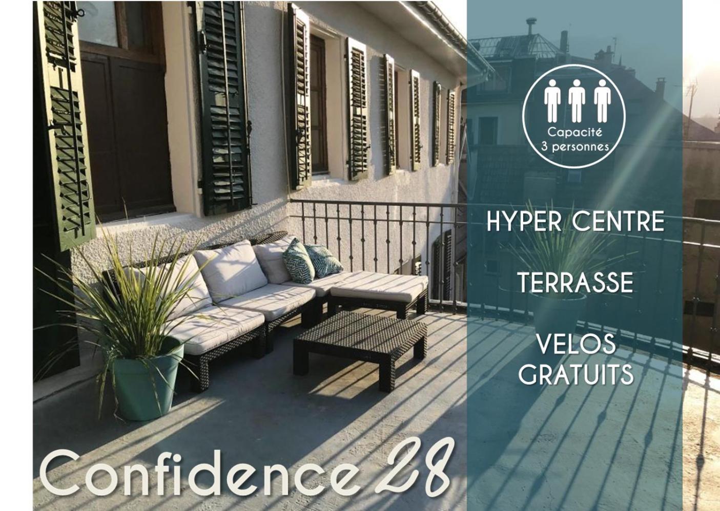 SEJOURAIXLESBAINS - Appartements Confidence hyper centre calme Aix-les-Bains Extérieur photo
